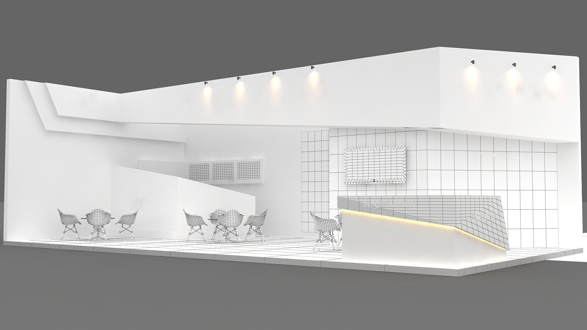 3D Exhibition Model 3D model_7