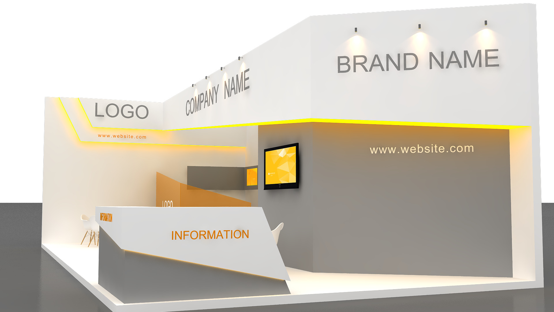 3D Exhibition Model 3D model_4