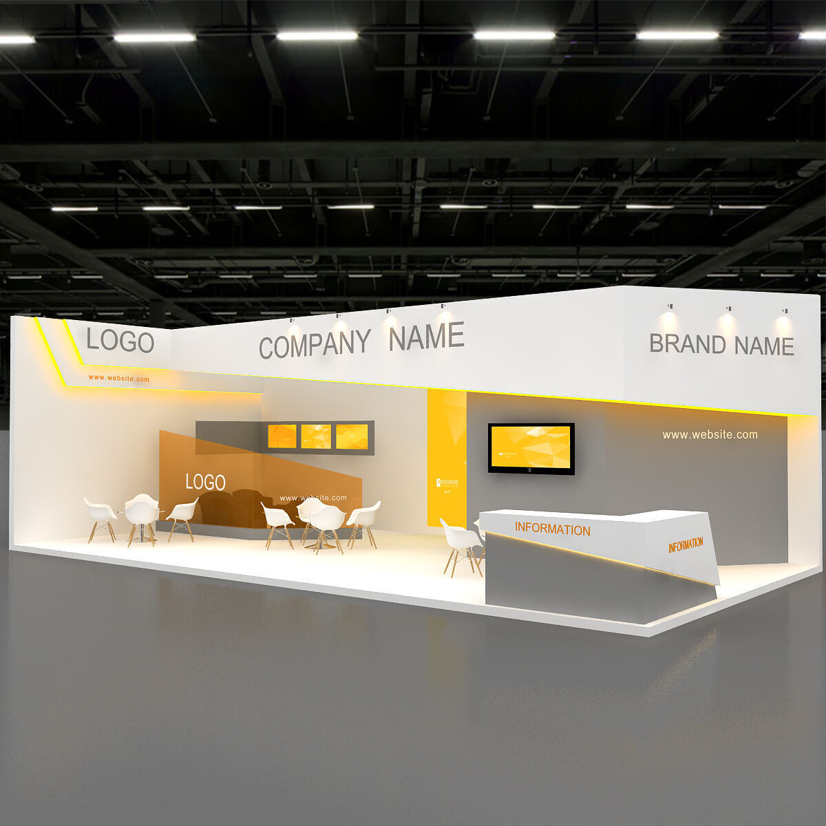 3D Exhibition Model 3D model_6