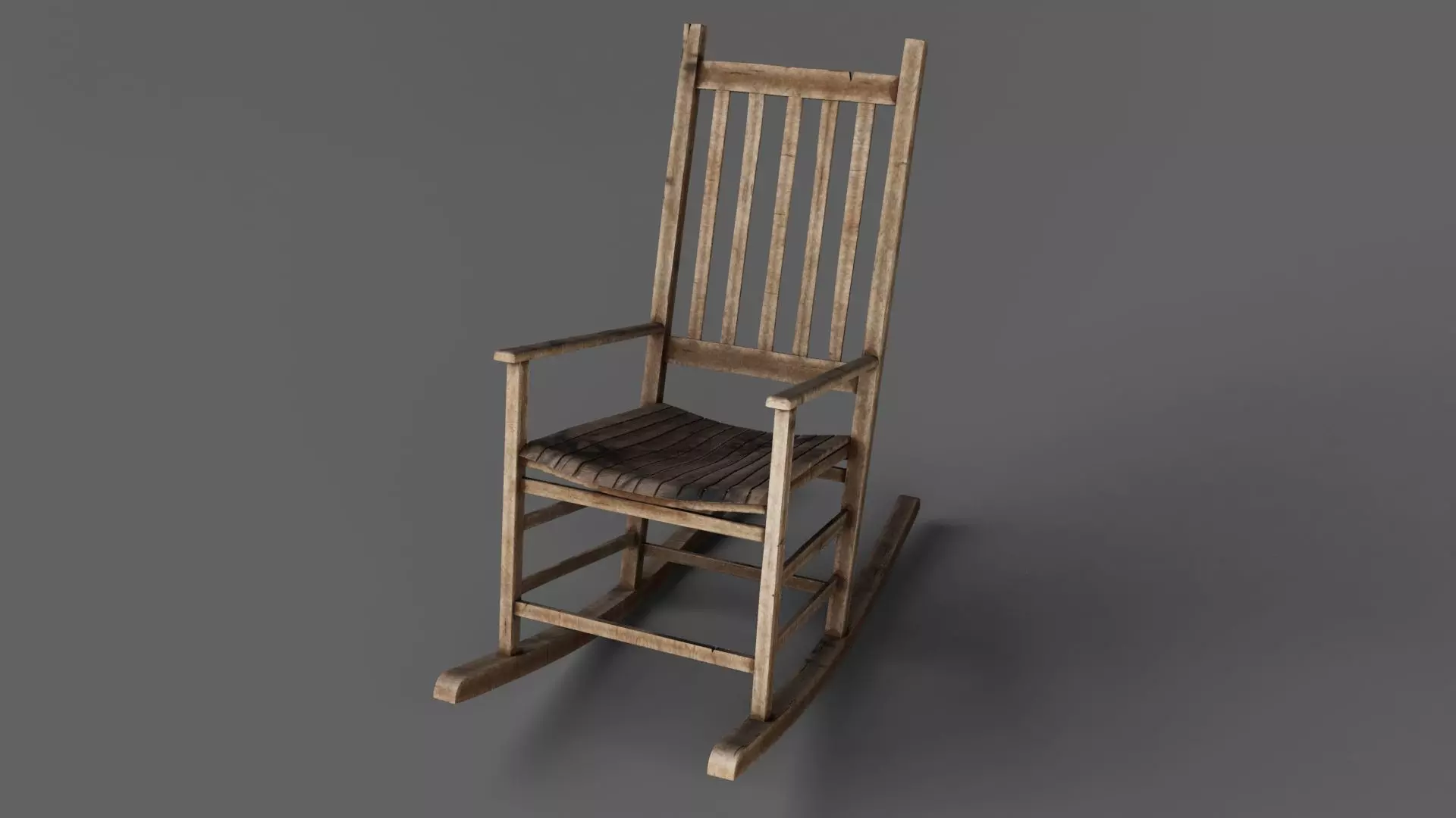 rocking chair 3D model_0