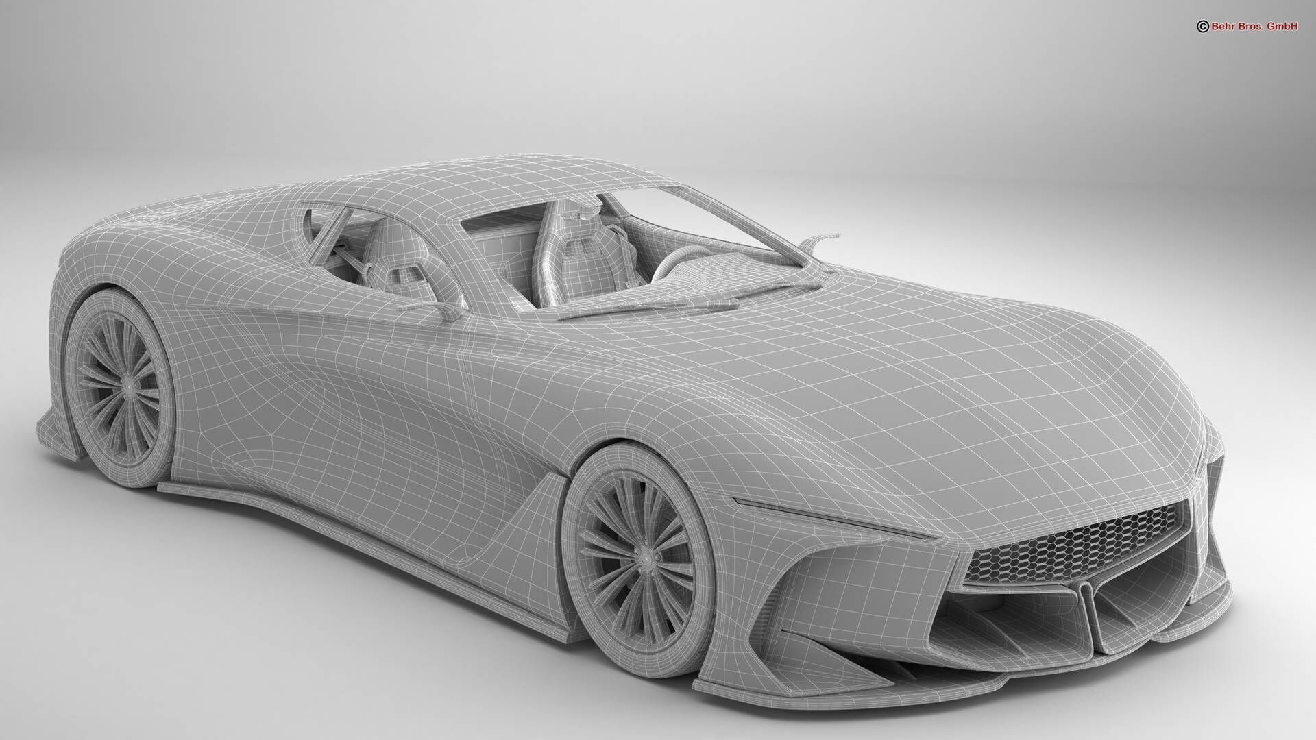 Generic Future EV Sportcoupe 3D model_15
