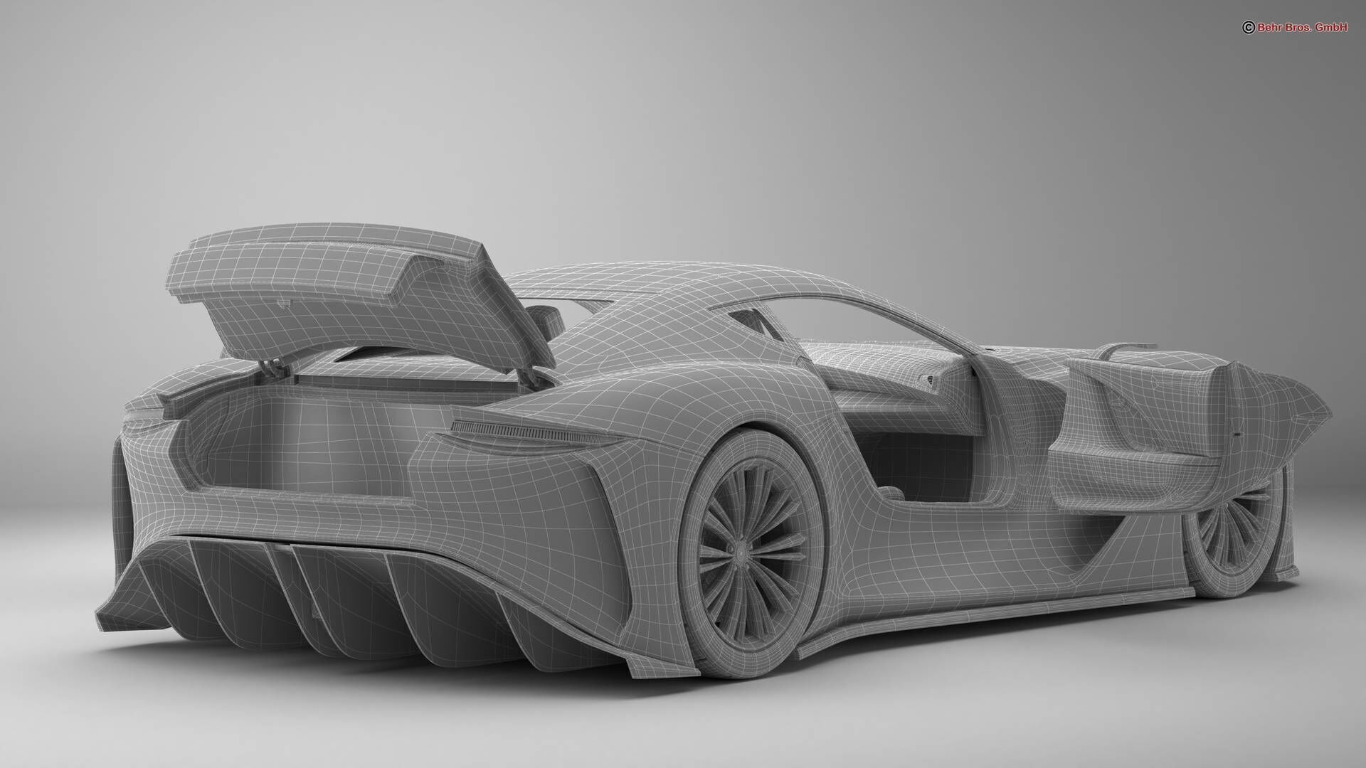 Generic Future EV Sportcoupe 3D model_19