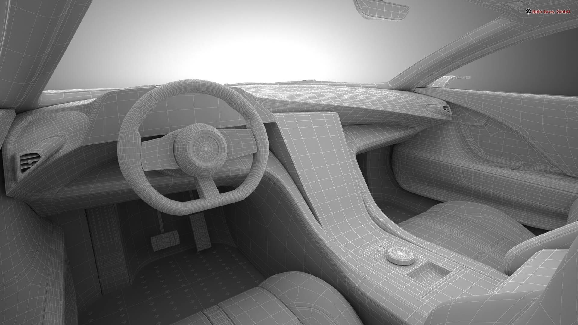 Generic Future EV Sportcoupe 3D model_27
