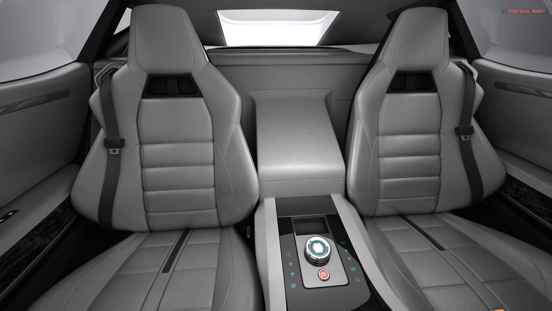 Generic Future EV Sportcoupe 3D model_13