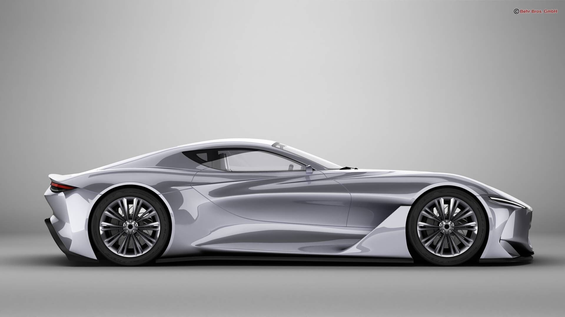 Generic Future EV Sportcoupe 3D model_5