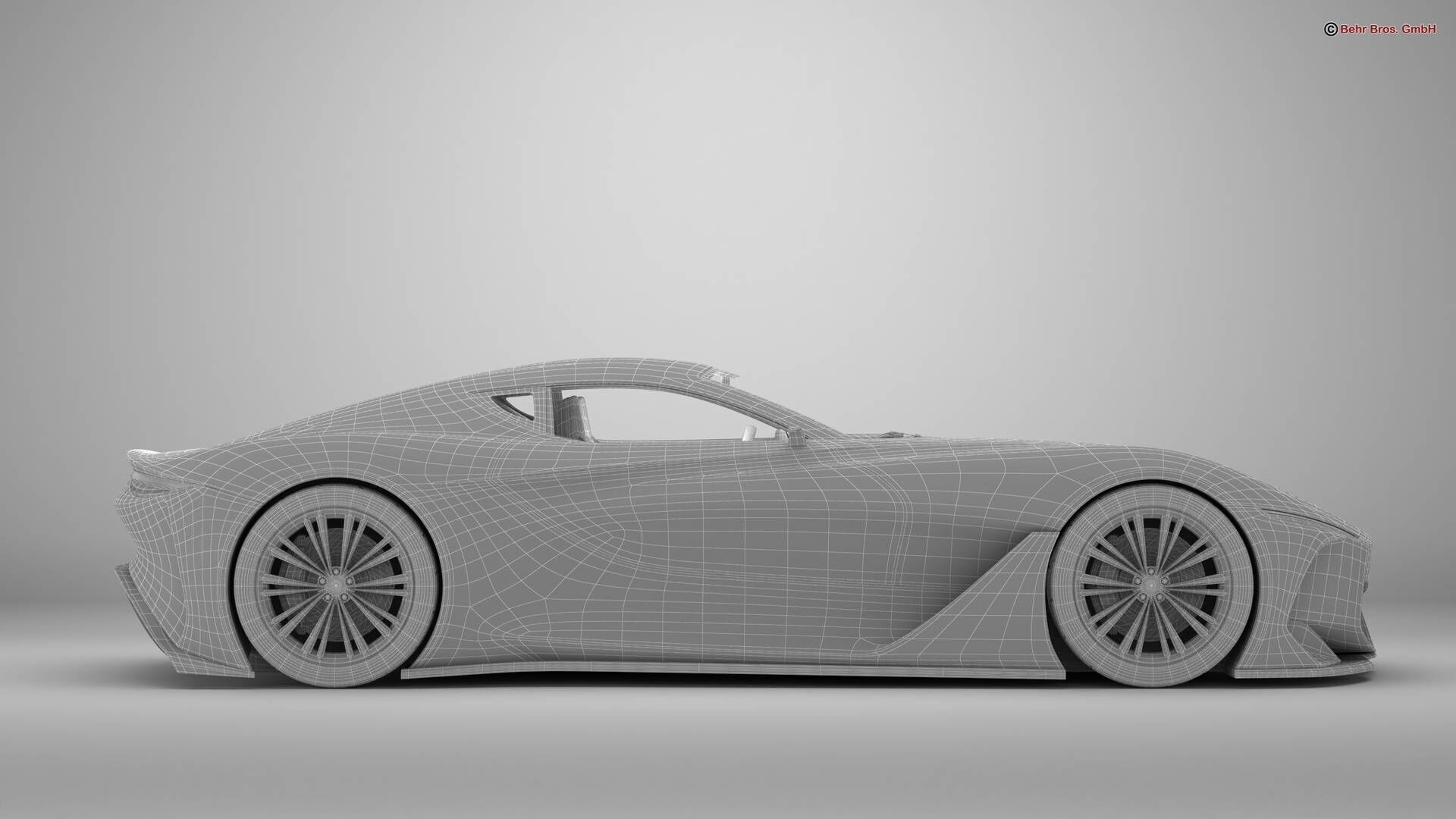 Generic Future EV Sportcoupe 3D model_20