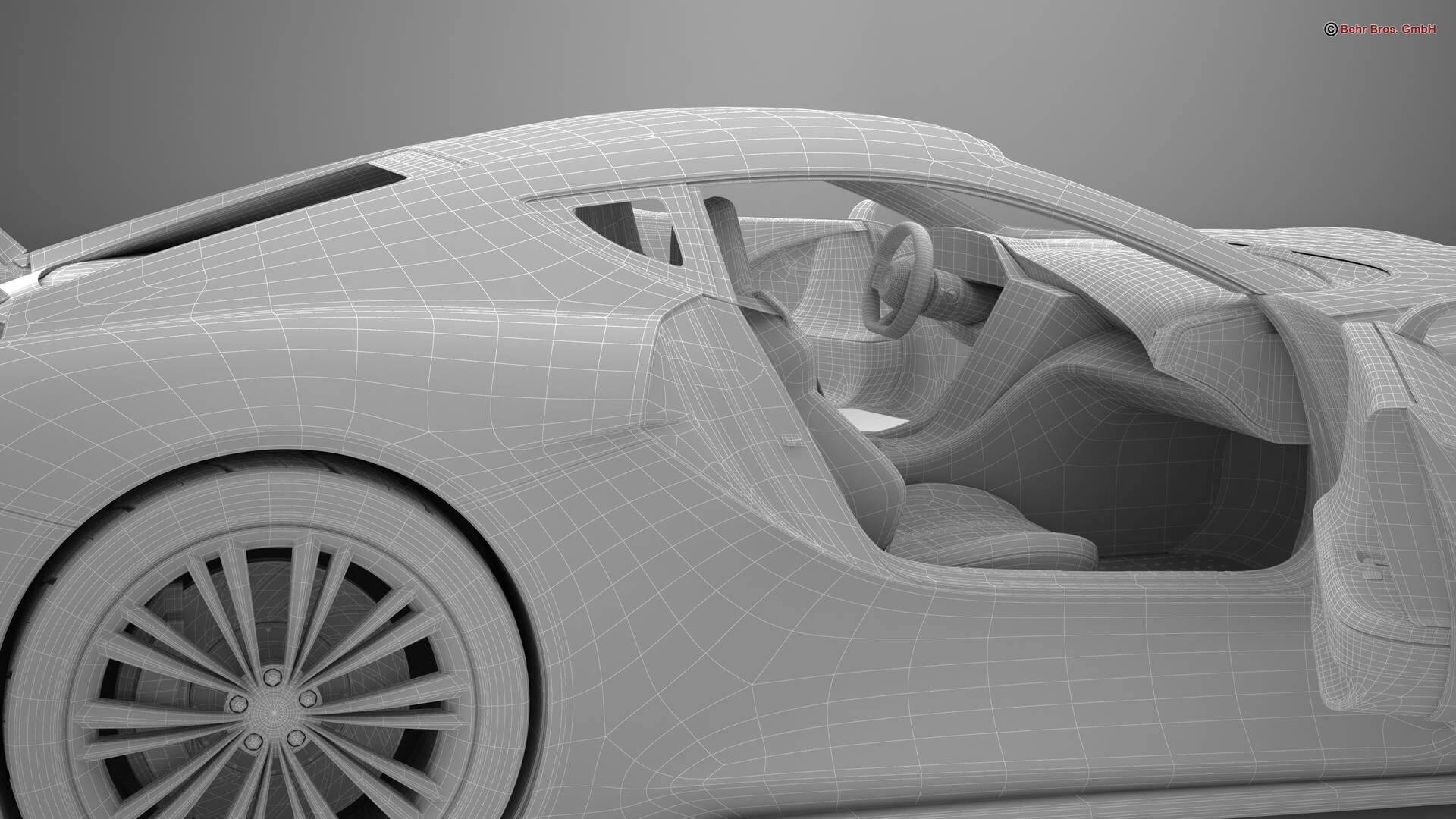 Generic Future EV Sportcoupe 3D model_29