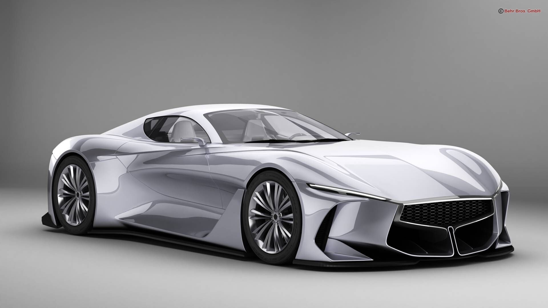 Generic Future EV Sportcoupe 3D model_1