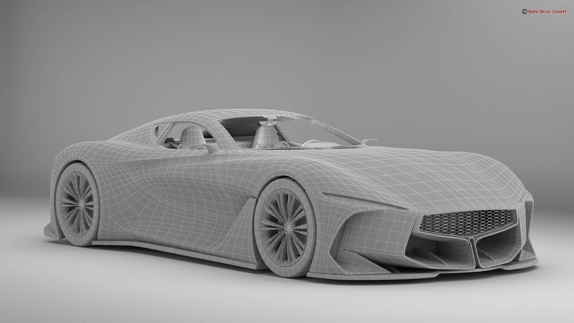 Generic Future EV Sportcoupe 3D model_16
