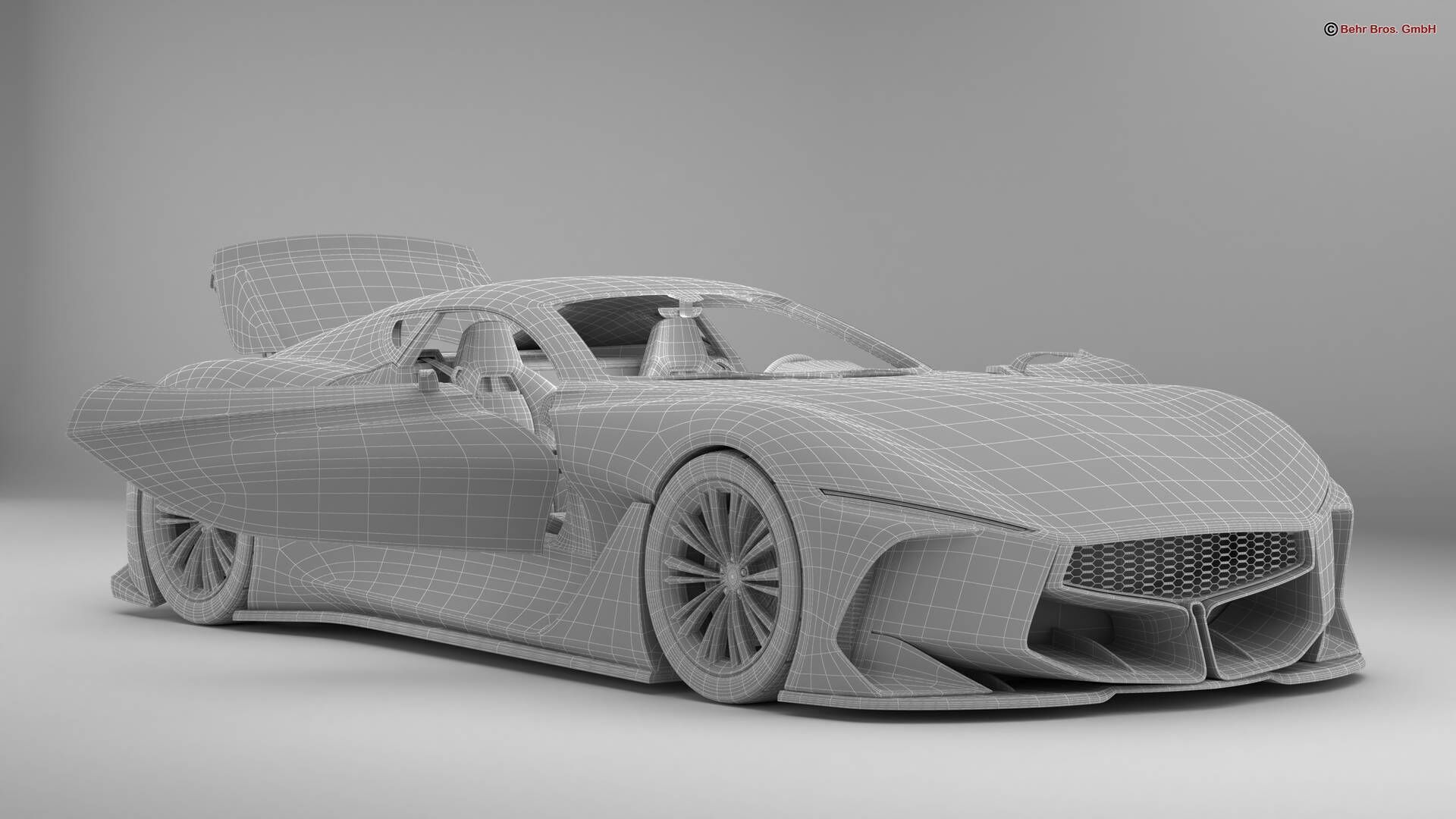 Generic Future EV Sportcoupe 3D model_17