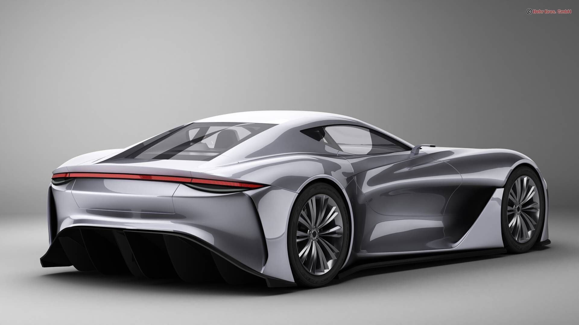 Generic Future EV Sportcoupe 3D model_3