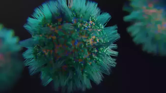 Sci-Fi Virus 3D model
