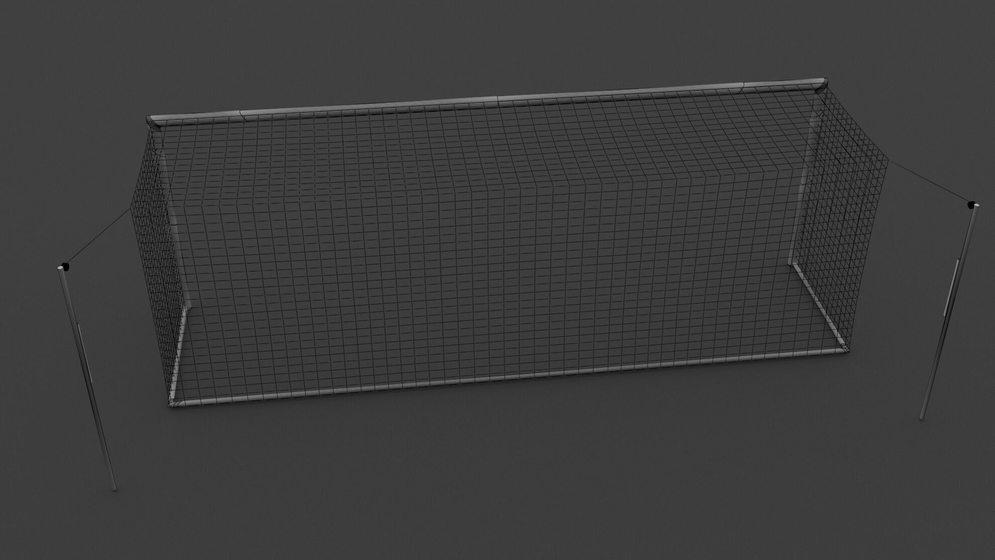 Soccer Goal 3D model_8