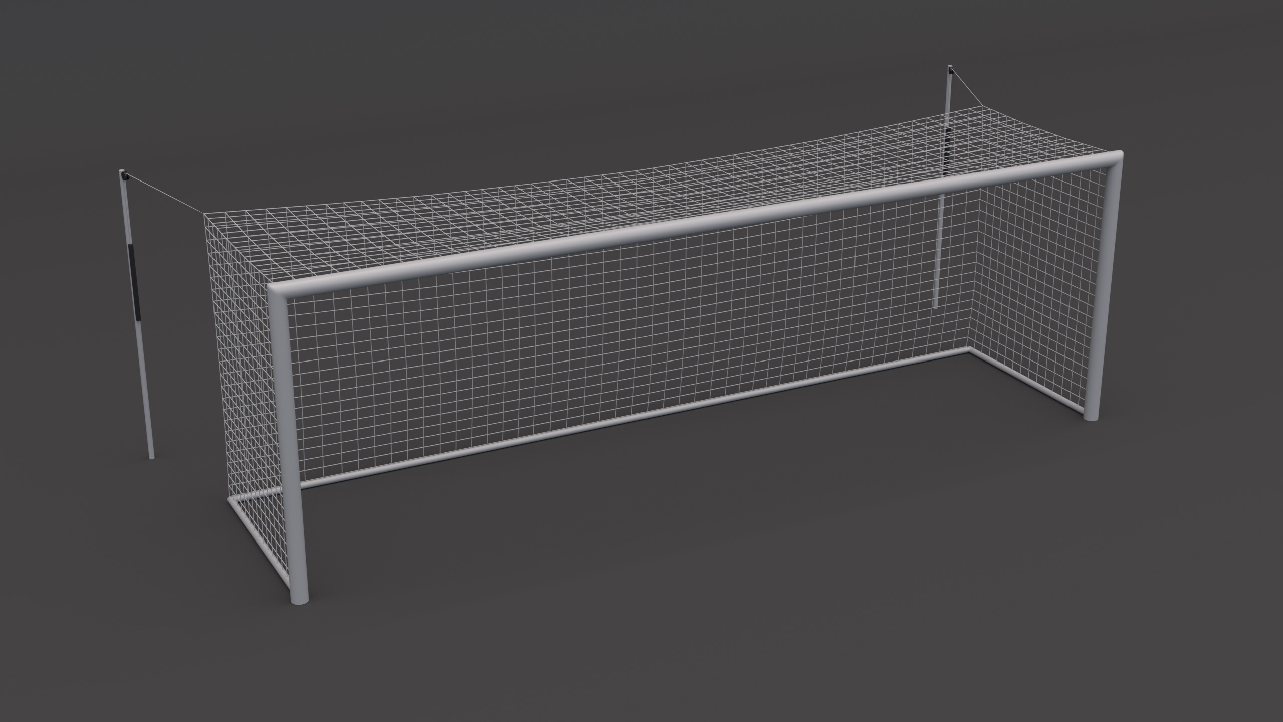 Soccer Goal 3D model_1