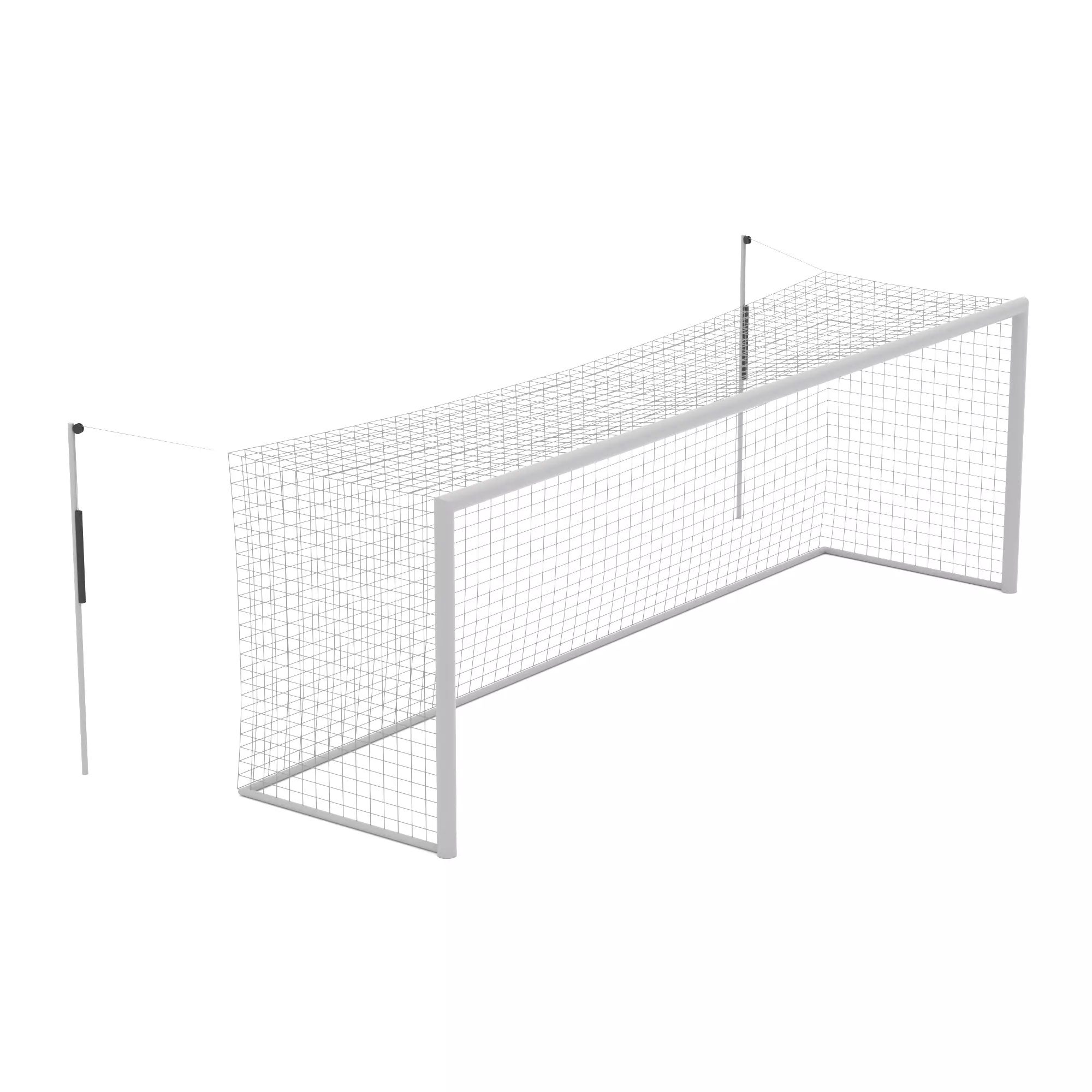 Soccer Goal 3D model_0