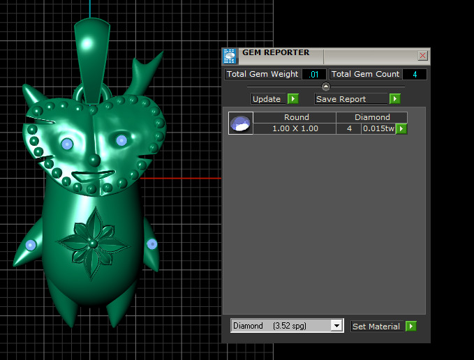 OWL BIRD PENDANT 3D PRINTABLE MODEL 3D print model_6
