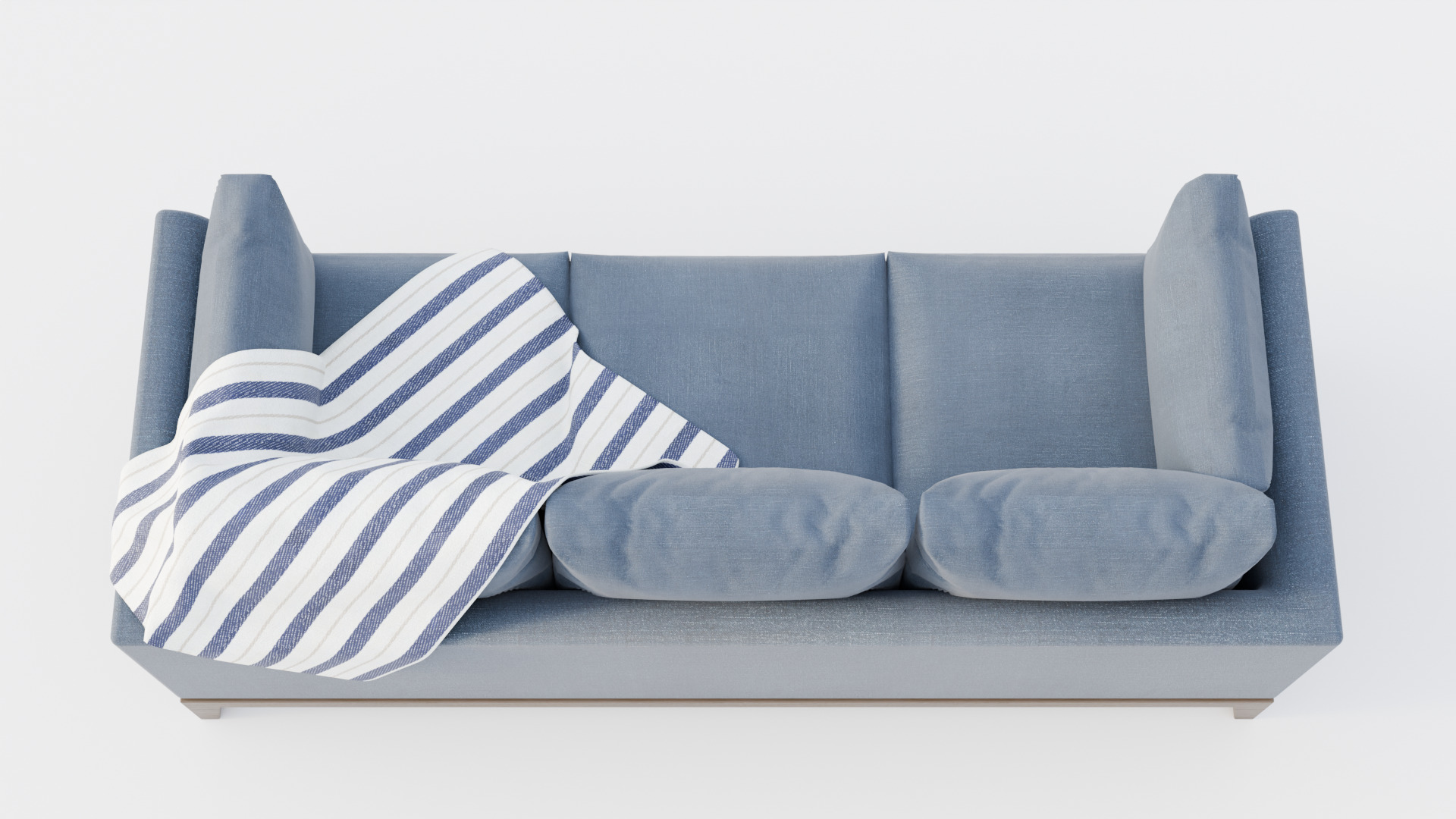 Modern Couch Model Blender Sofa 3D model_1