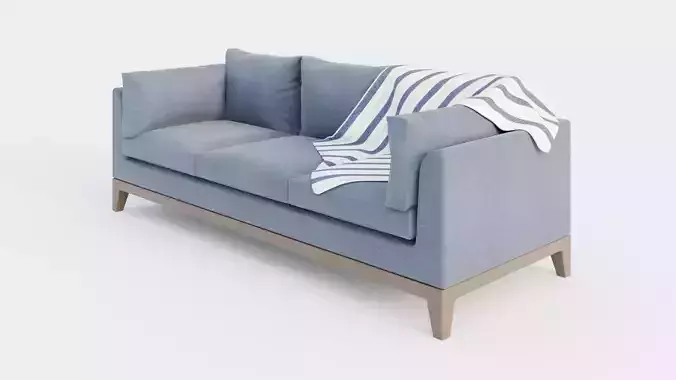 Modern Couch Model Blender Sofa