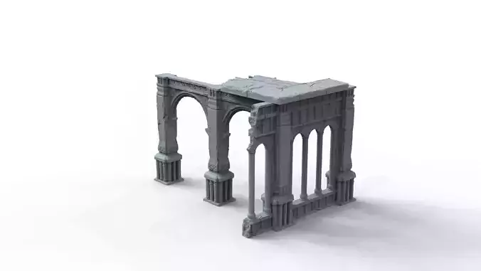 Corner Ruins 3 3D print model