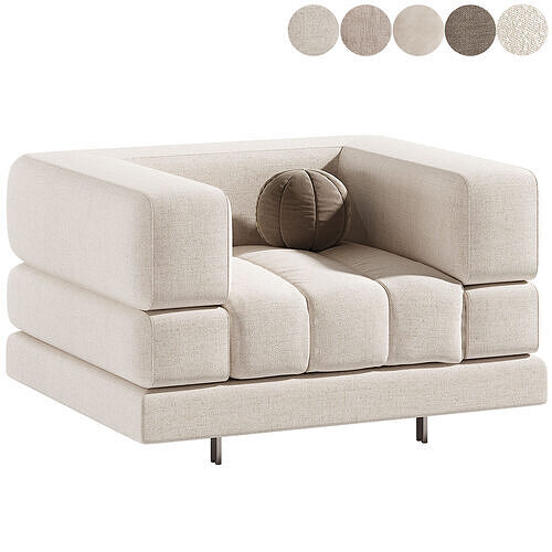 Domus Armchair 3D model