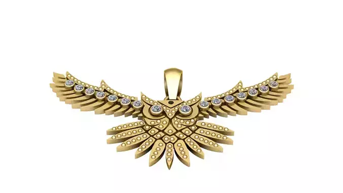 EAGLE BIRD PENDANT3D PRINTABLE MODEL 