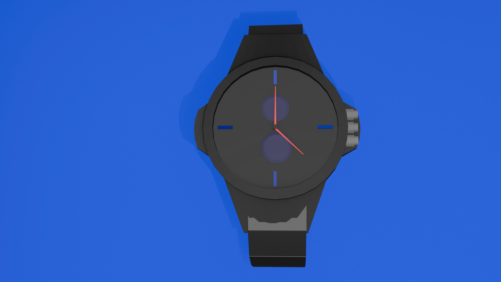 watch Low-poly 3D model_7