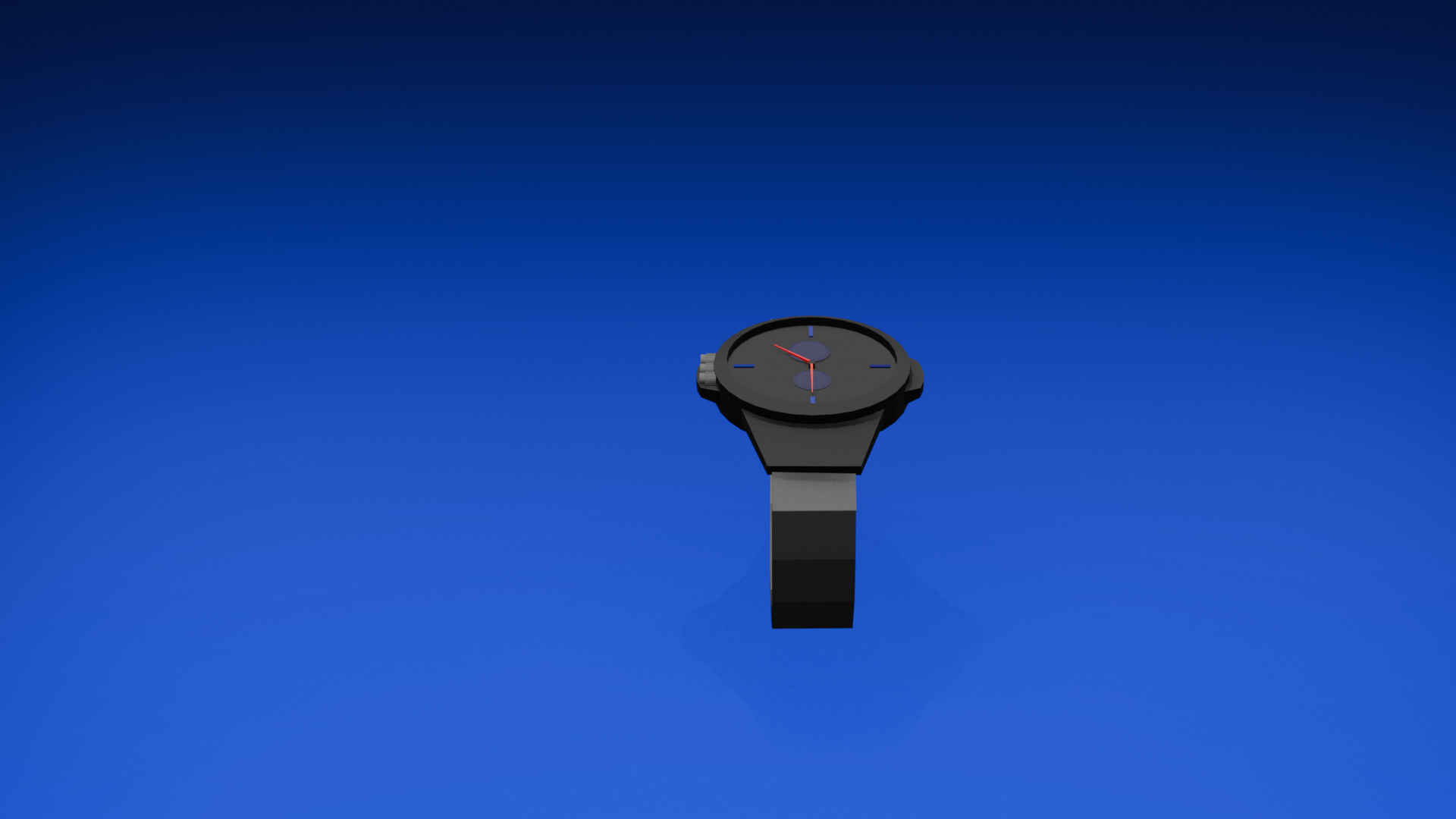watch Low-poly 3D model_2