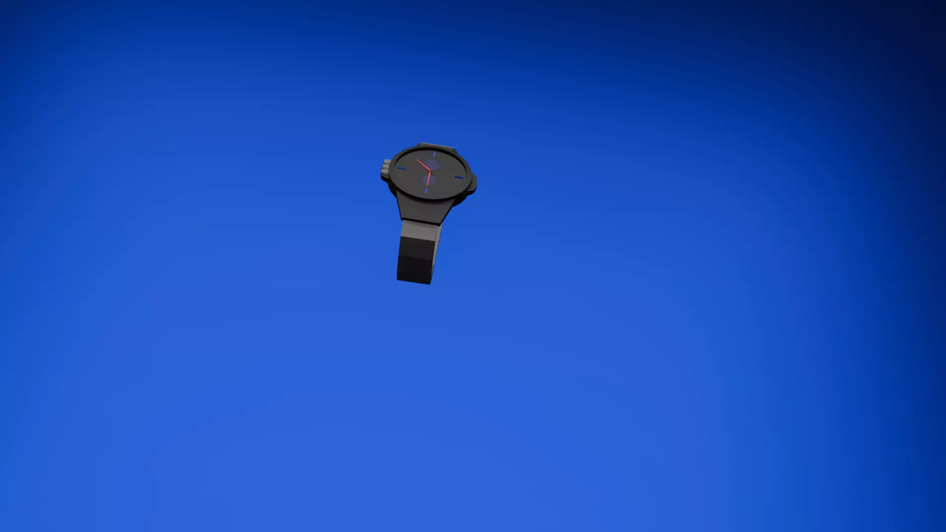 watch Low-poly 3D model_0