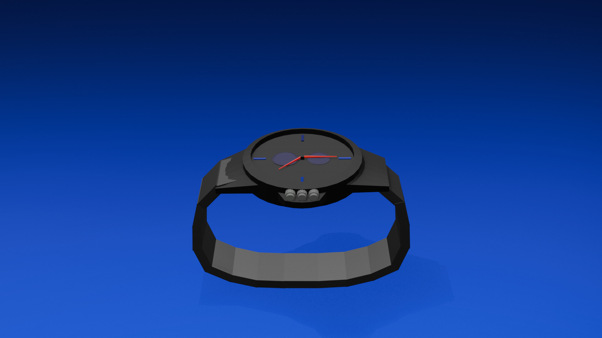 watch Low-poly 3D model_3