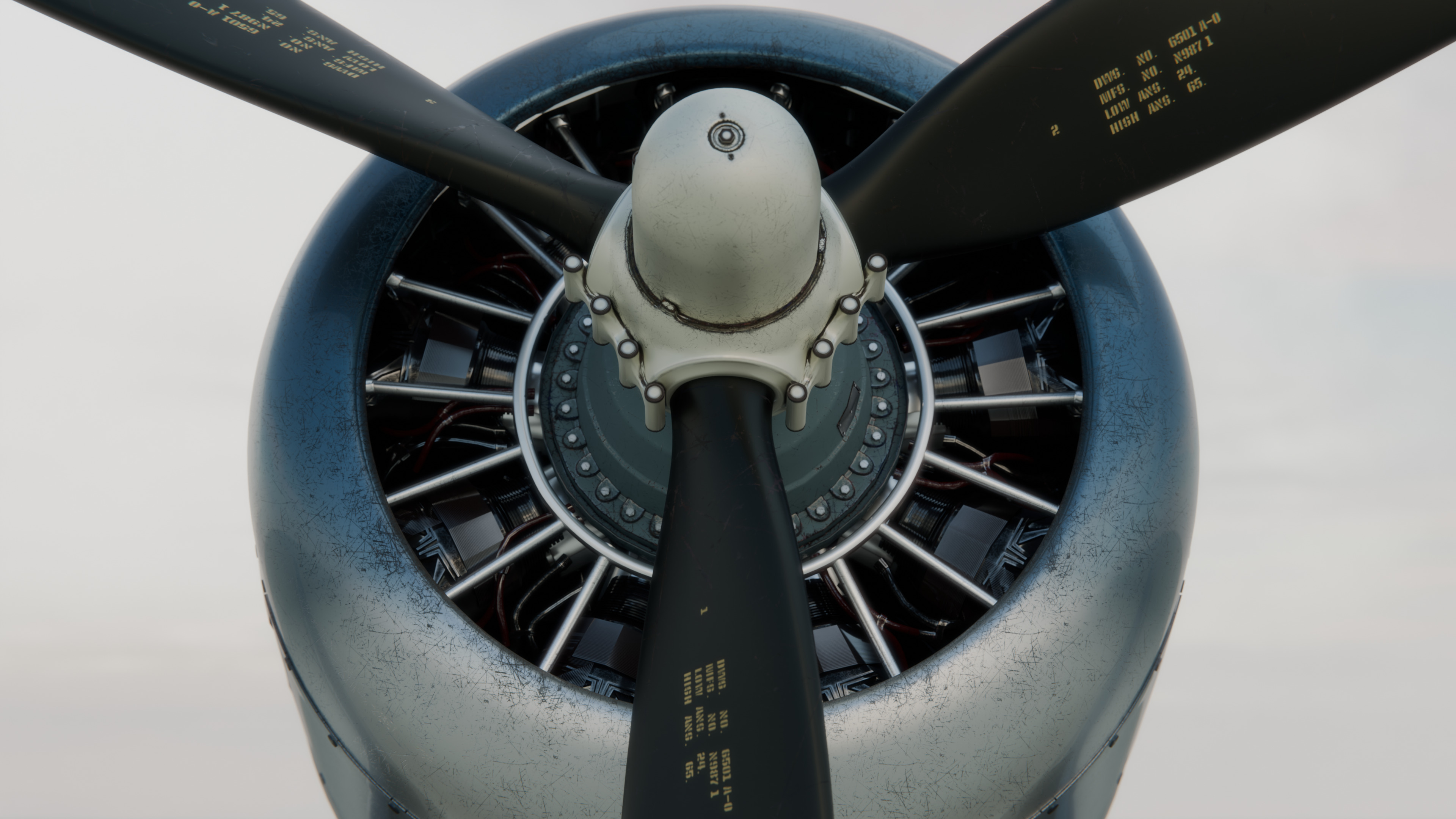 F4U Corsair 3D model 3D model_3