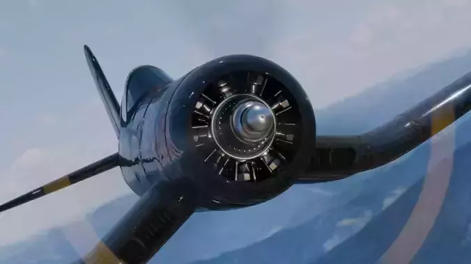 F4U Corsair 3D model