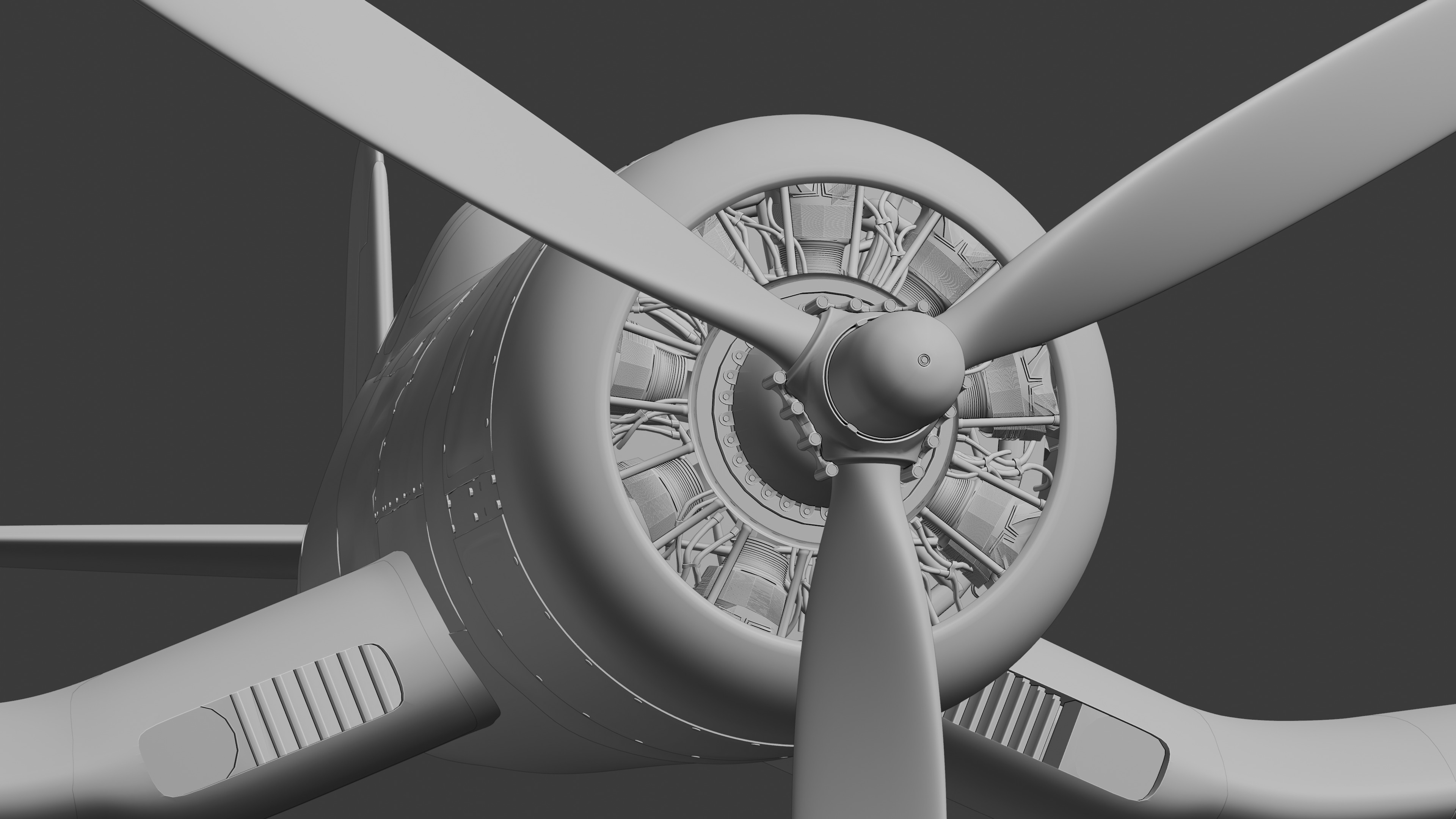 F4U Corsair 3D model 3D model_4