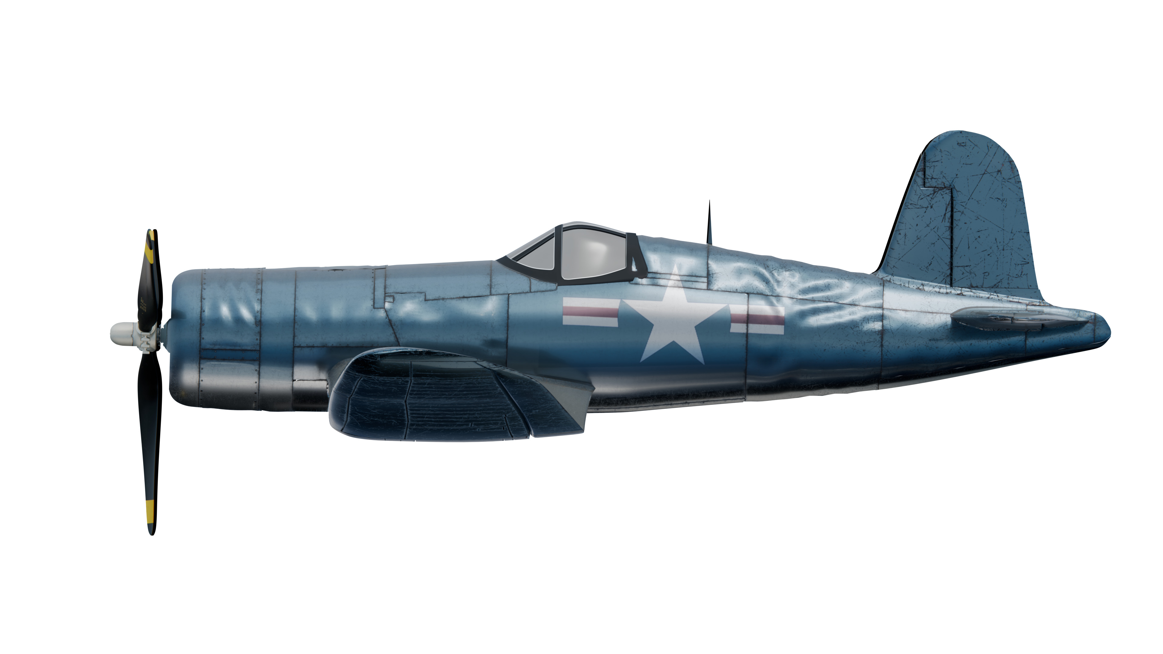 F4U Corsair 3D model 3D model_2