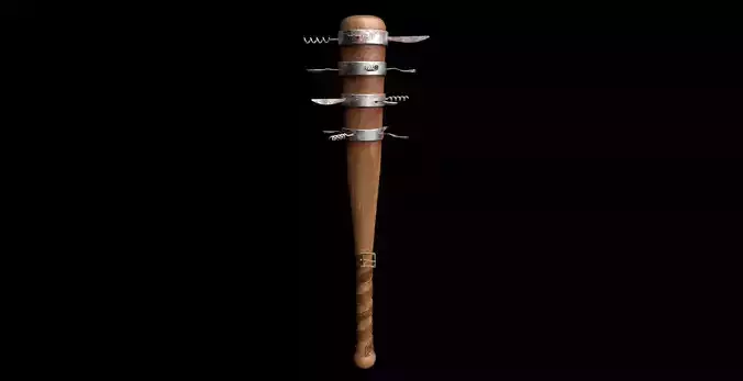Killer-Cook Bat  Low-poly 3D model