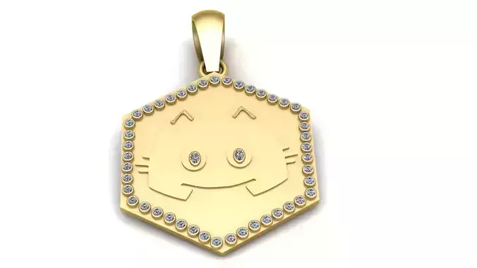 SHAPE CARTOON PENDANT 3D PRINTABLE MODE3L 