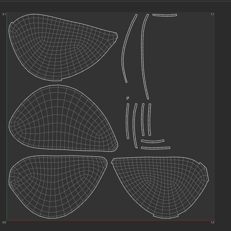 Pumpkin Halloween Robot Low-poly 3D model_19