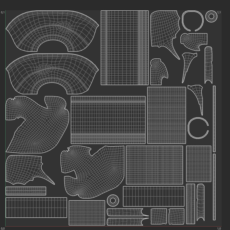 Pumpkin Halloween Robot Low-poly 3D model_22