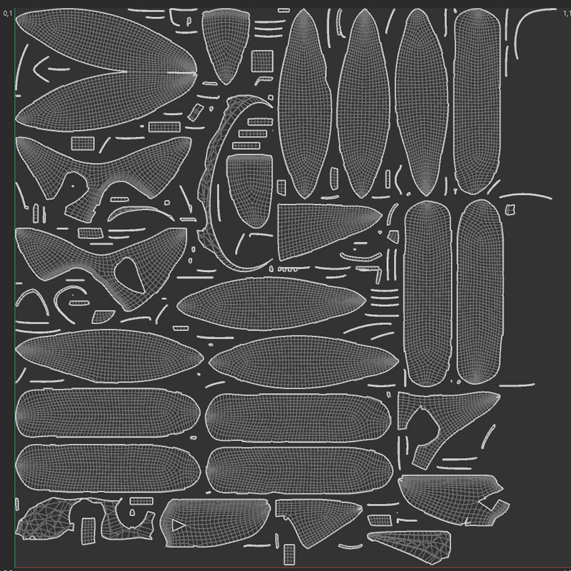 Pumpkin Halloween Robot Low-poly 3D model_20