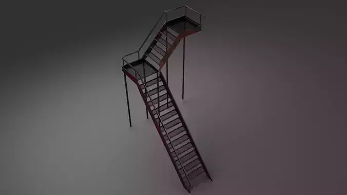 L Shape stairs