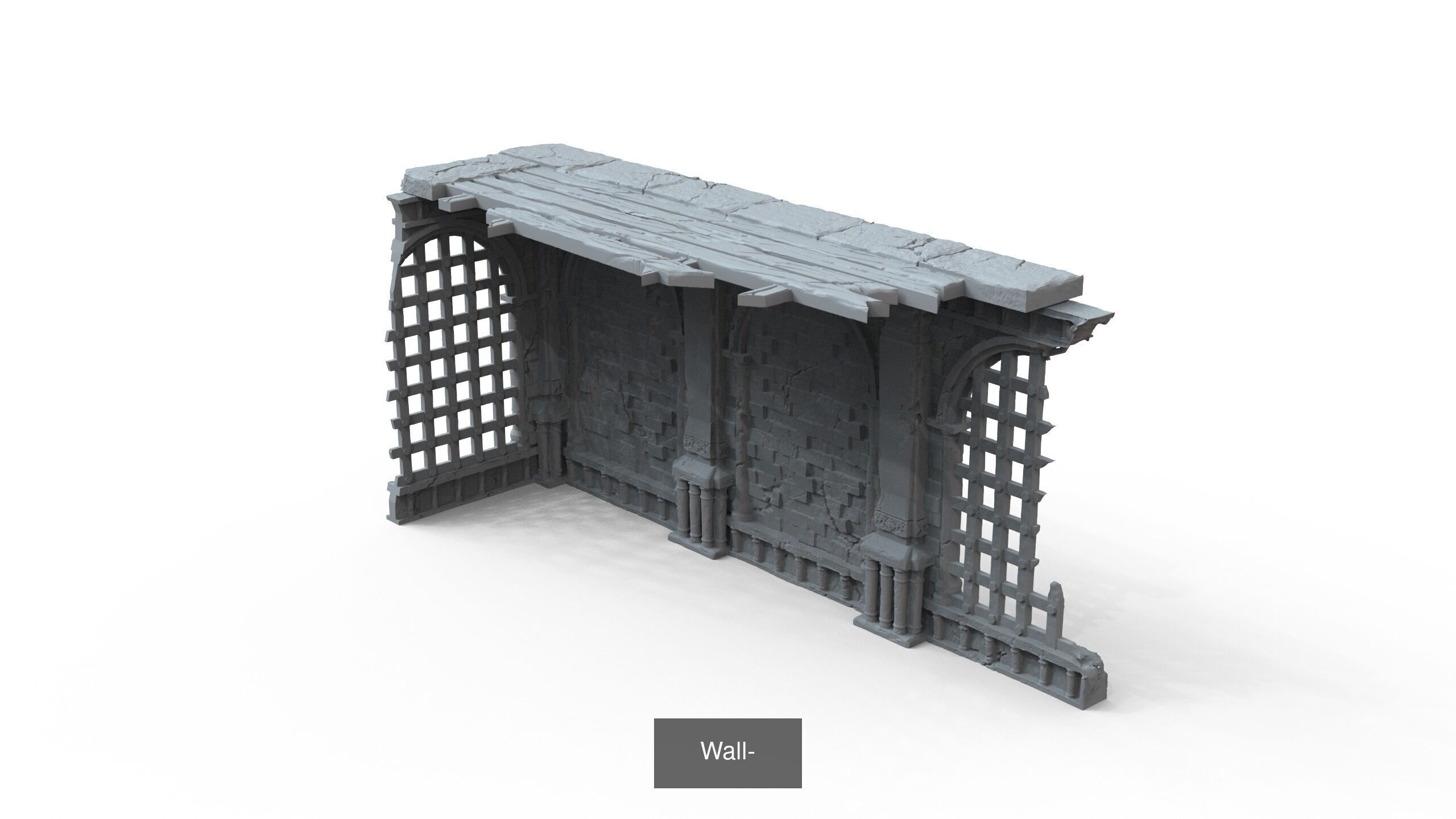 Gothic Ruins 3D Model Collection_5