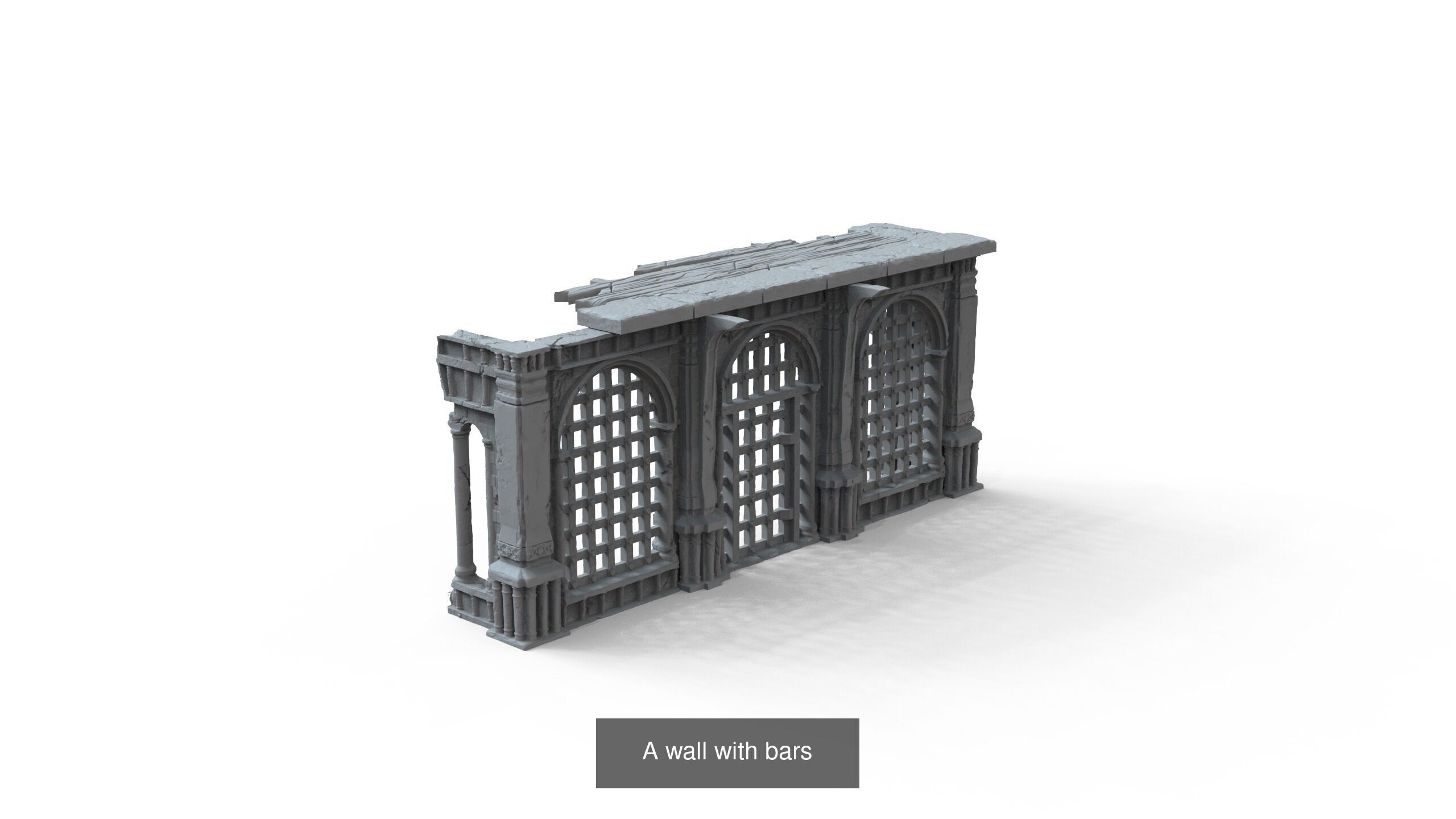 Gothic Ruins 3D Model Collection_4