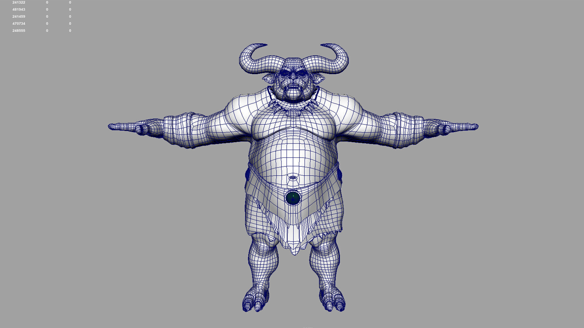 Monster man 1 3D model_7