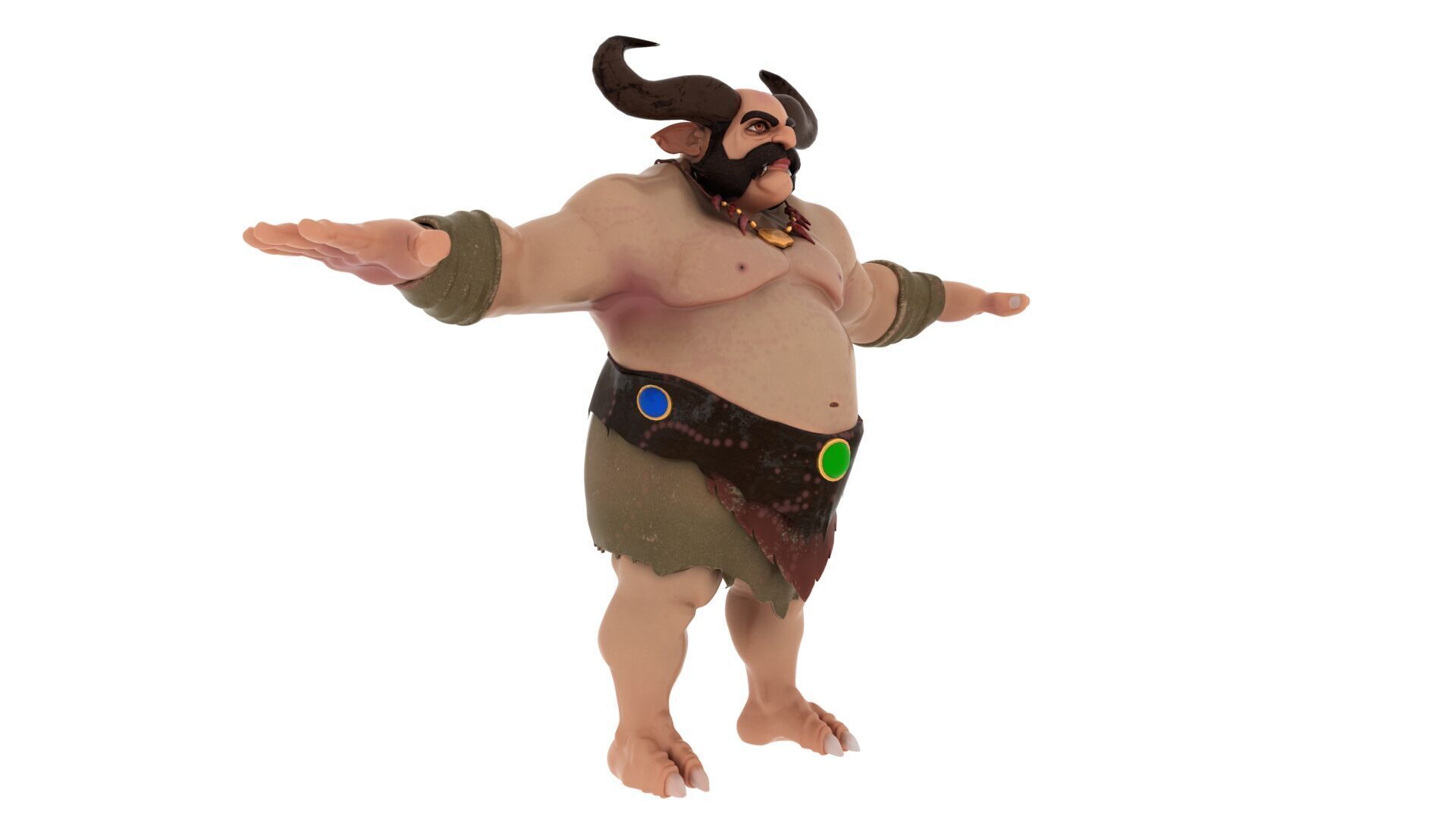 Monster man 1 3D model_4