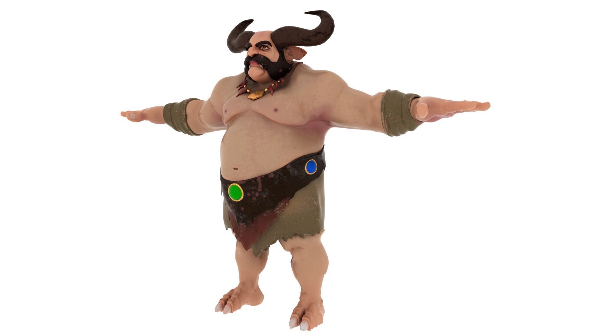 Monster man 1 3D model_2