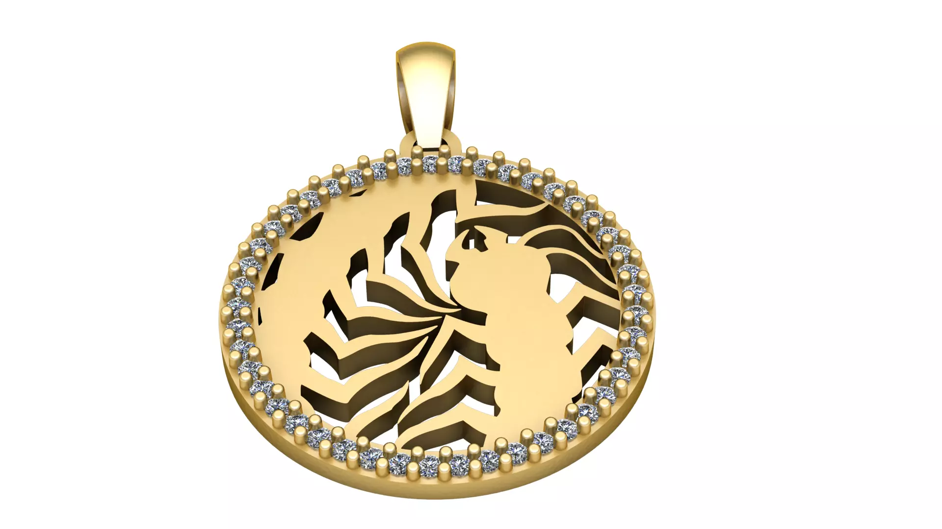 ZODIAC INSECT PENDANT 3D PRINTABLE MODEL 3D print model