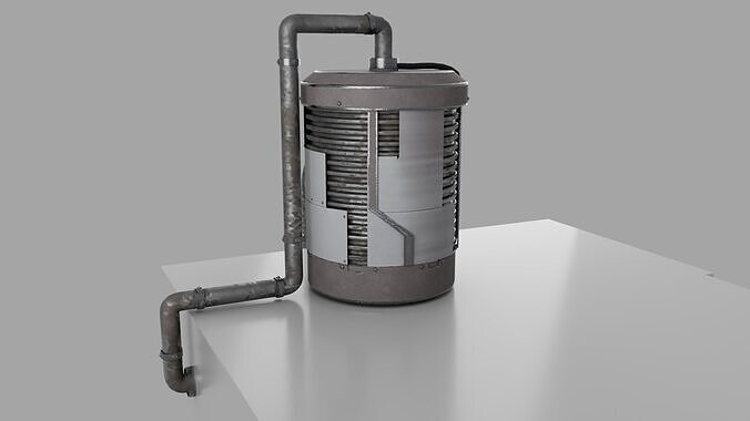 industrial-style sci-fi generator 3D model