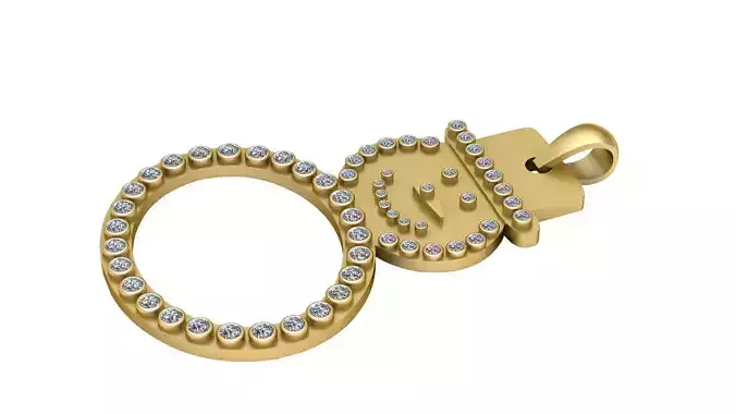 O STYLISH PENDANT 3D PRINTABLE MODEL 