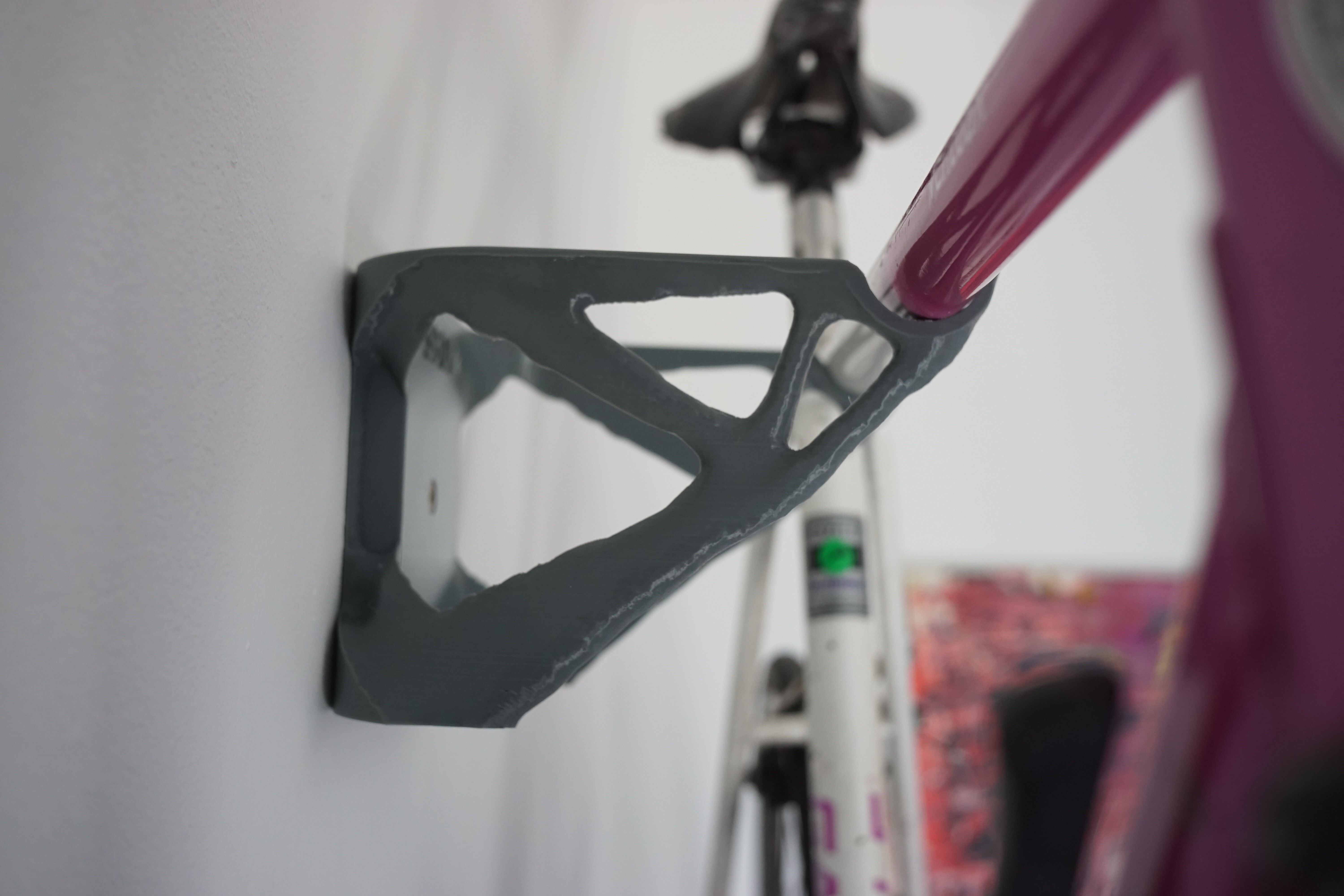 Topology Optimized Racing Bike Wall Hanger mount 3D printing 3D print model_5