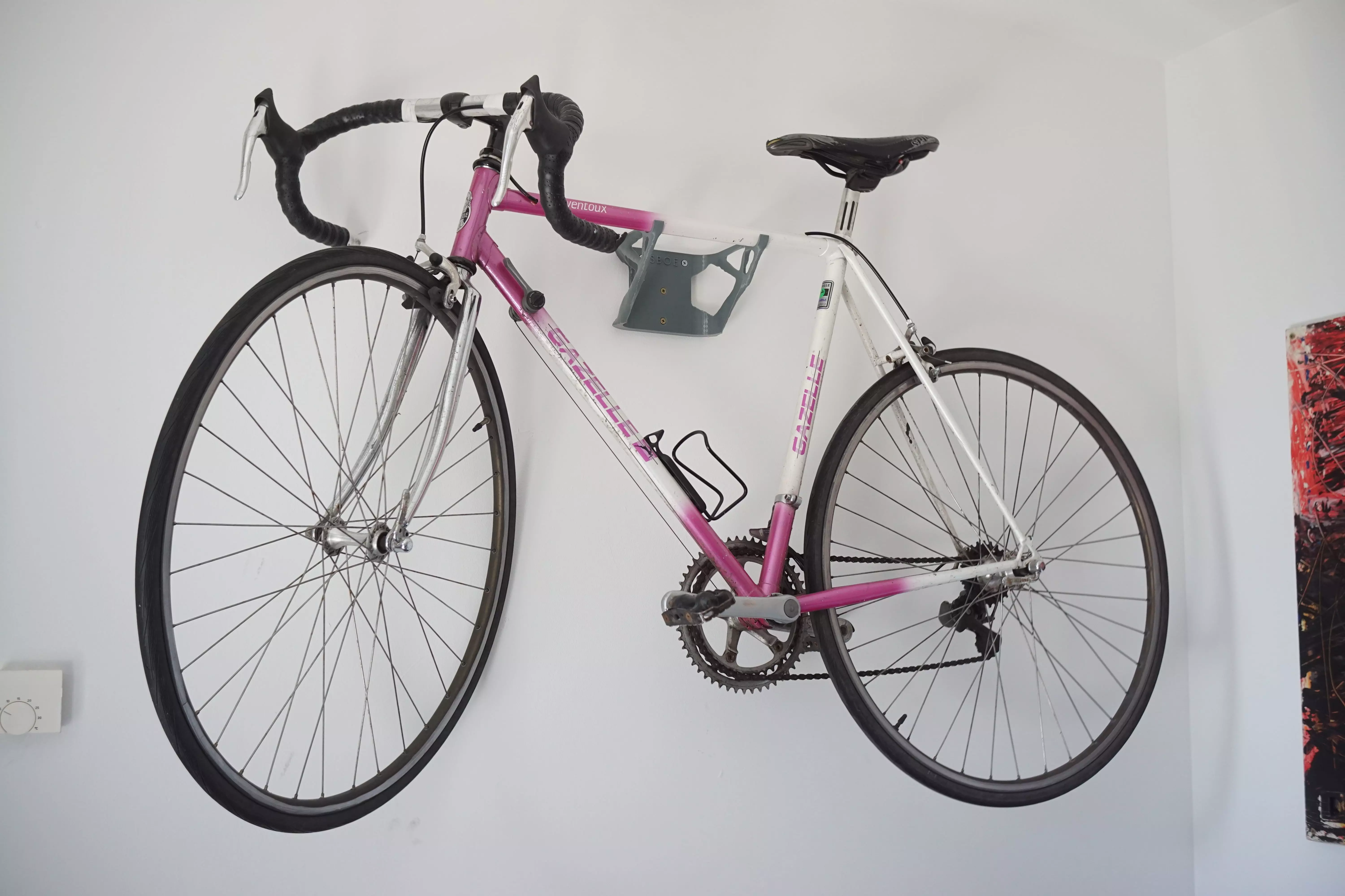 Topology Optimized Racing Bike Wall Hanger mount 3D printing 3D print model_0