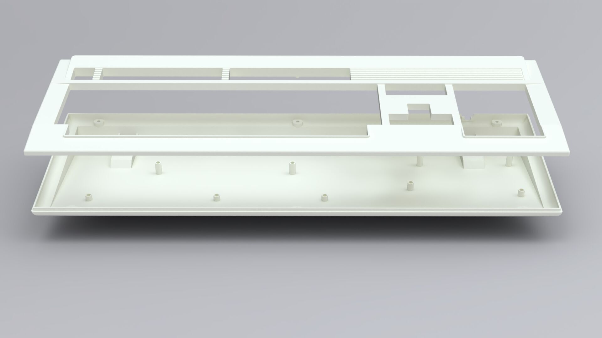 Amiga 4000 keyboard 3d printed enclosure 3D print model_4